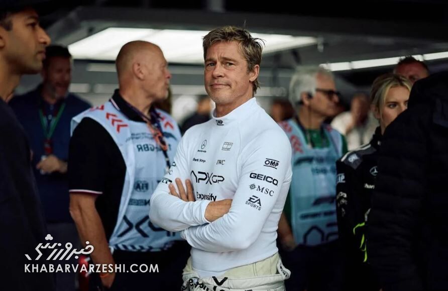 اوج هیجان با رانندگی ستاره/ برد پیت در فرمول یک! + فیلم و عکس