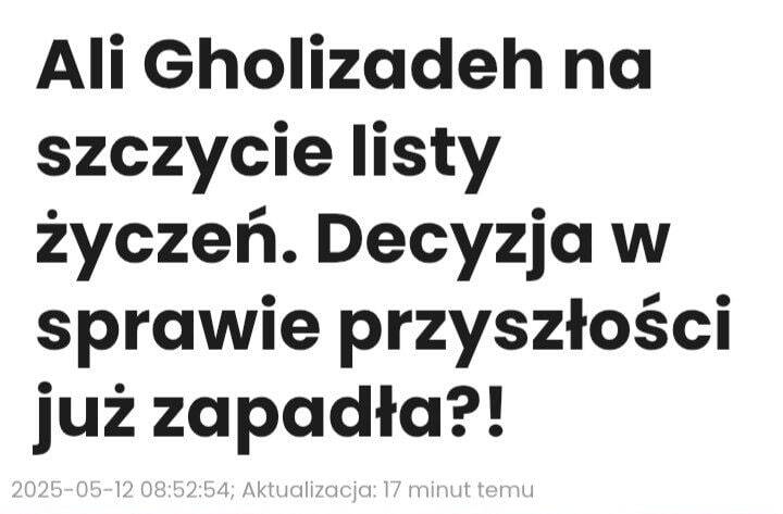 پافشاری پرسپولیس برای جذب قلی‌زاده/ علی در لهستان خوشحال است