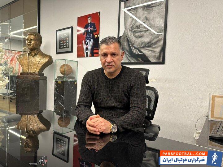 علی دایی ستاره فوتبال با پرویز پرستویی ستاره سینما دیدار و گفتگو کرد