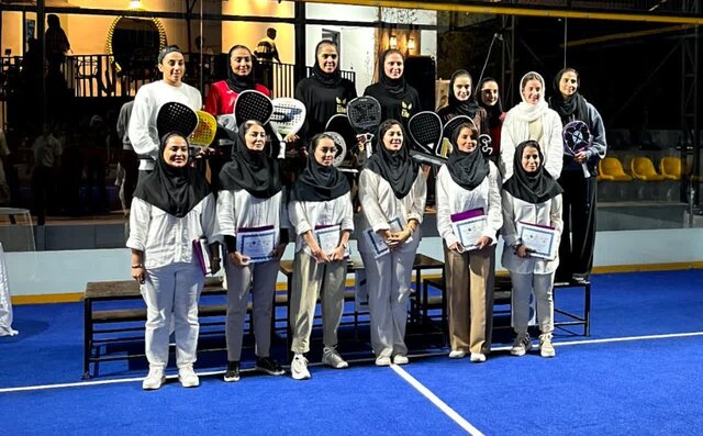  قهرمان پدل ۵۰۰ امتیازی بانوان کشور مشخص شد