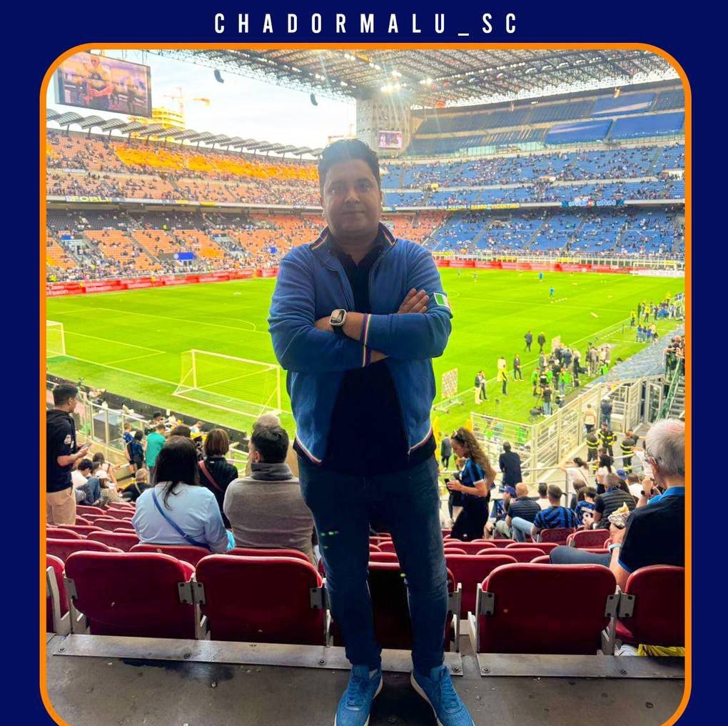 سعید اخباری در ورزشگاه جوزپه مه آتزا