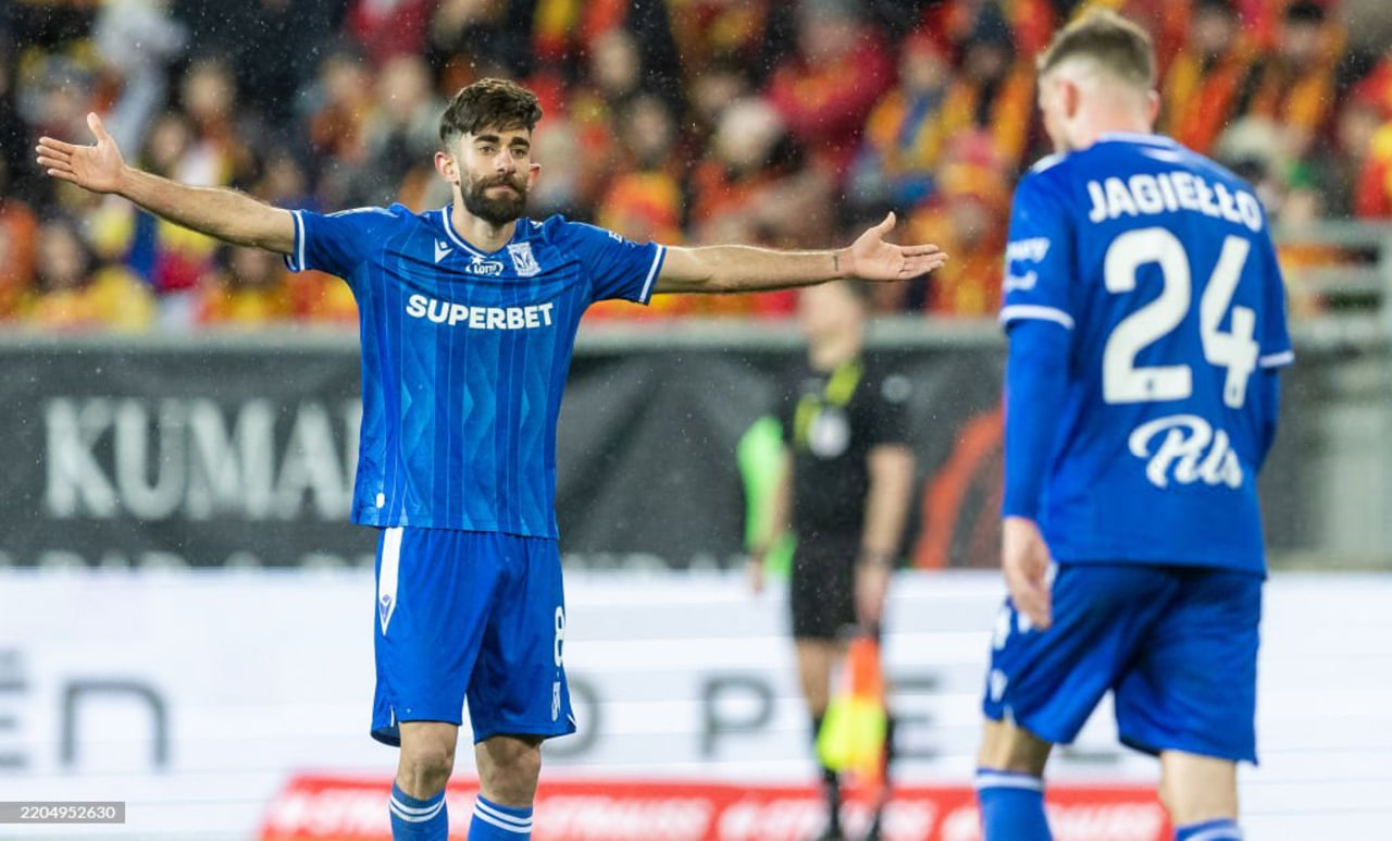 علی قلی زاده وینگر تیم لخ پوزنان لهستان و تیم ملی ایران