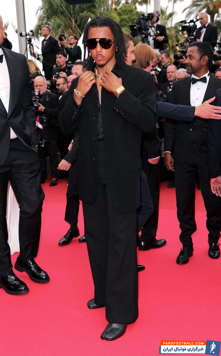 ژول کنده ستاره بارسلونا روی فرش قرمز جشنواره فیلم کن