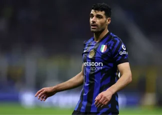 شبیه سازی پاس گل طارمی برای اینتر در دیدار با بارسلونا در بازی eFootball