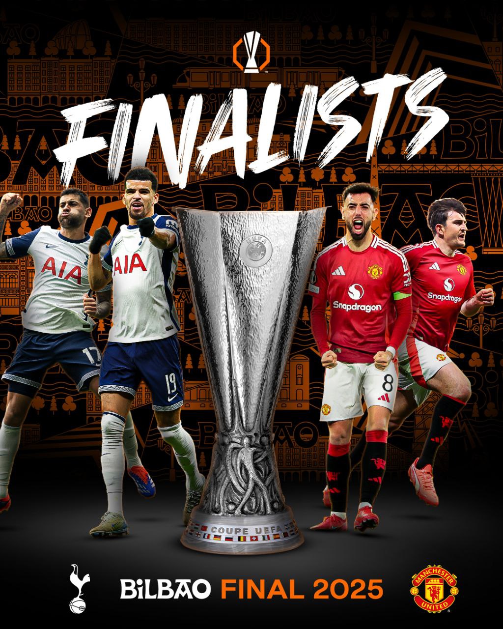 تاتنهام - منچستریونایتد؛ فینالیست‌های فصل ۲۵-۲۰۲۴ لیگ اروپا