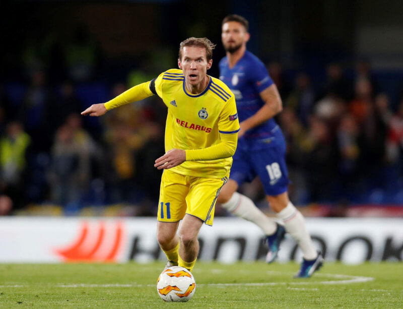 futbolist-bate-aleksandr-gleb الکساندر هلب در باته بوریسوف