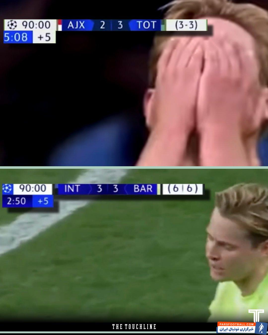 ناکامی دوباره فرنکی دی یونگ در صعود به فینال لیگ قهرمانان اروپا این بار با بارسلونا