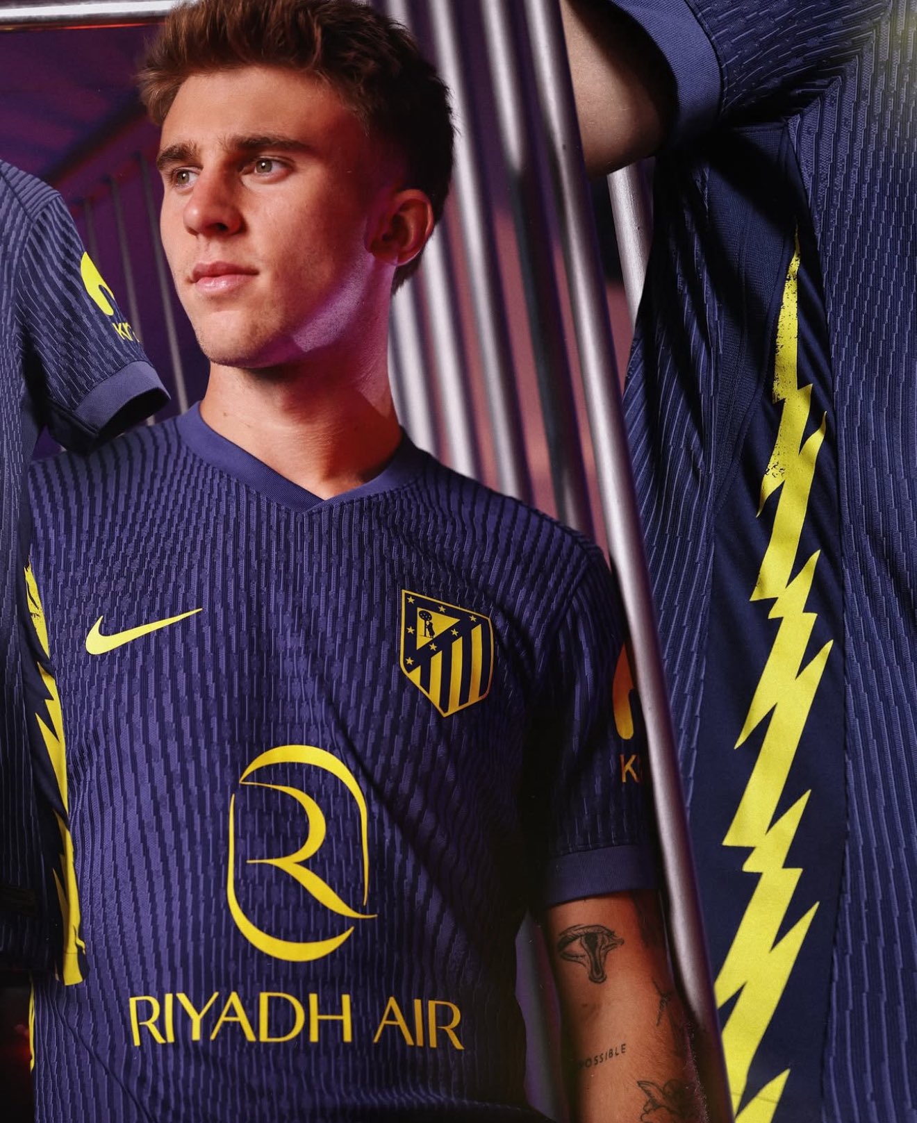 رونمایی از پیراهن دوم اتلتیکو مادرید برای فصل 26-2025