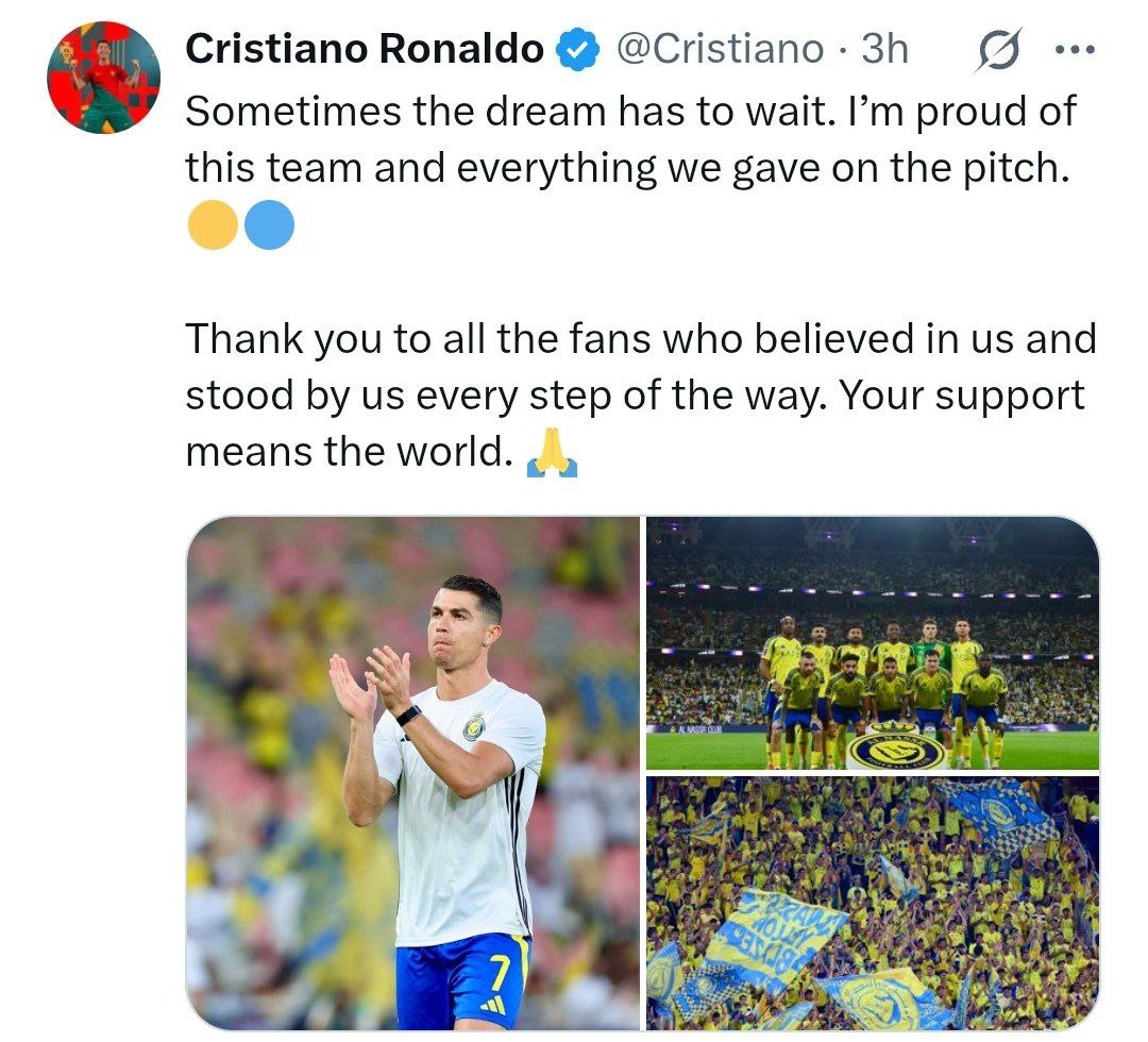 پست کربستیانو رونالدو