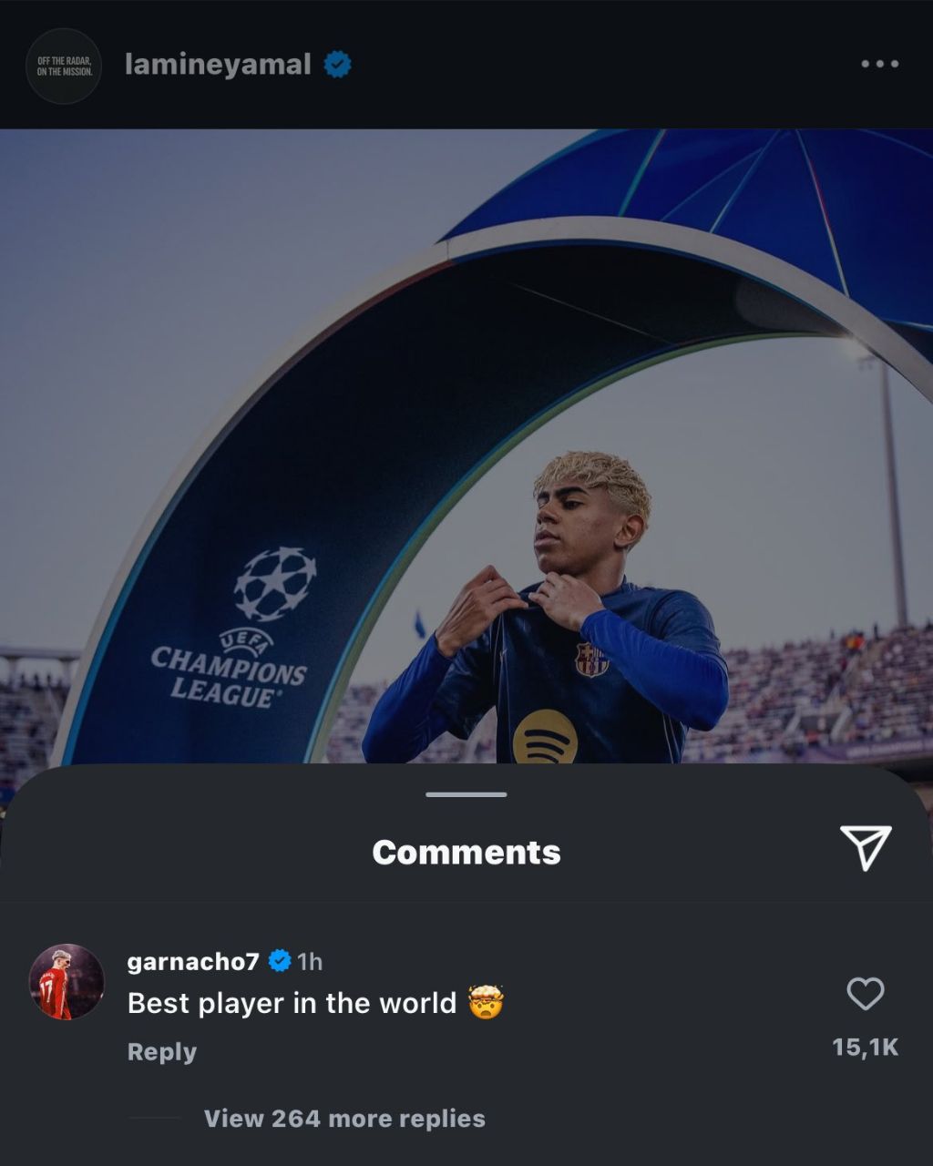 img_20250501_095034_540 بهترین بازیکن فوتبال جهان در سال ۲۰۲۵ از نظر گارناچو؛ بازیکنی بهتر از رافینیا