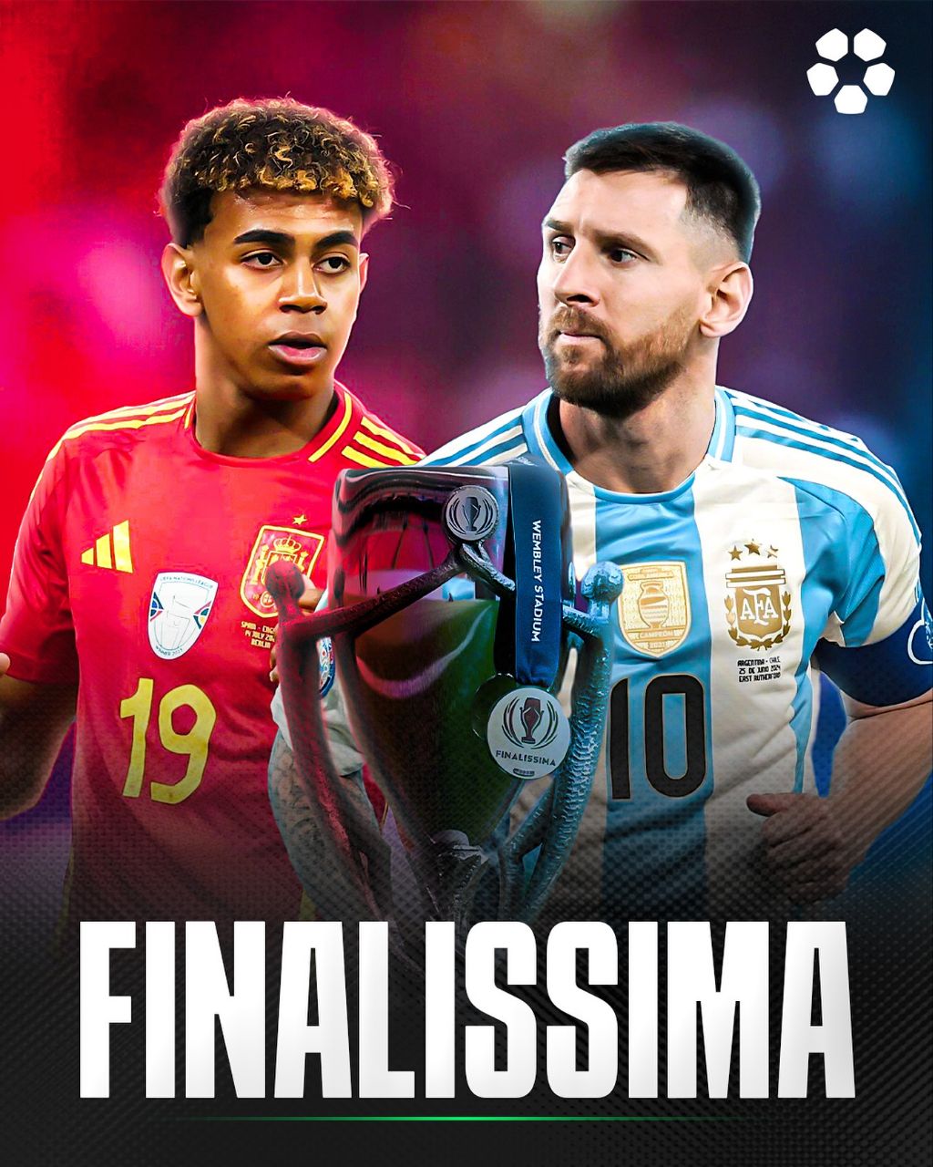 لیونل مسی و لامین یامال