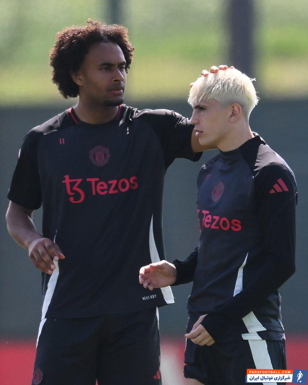 مدل مو های جدید گارناچو مهاجم منچستریونایتد پیش از فینال لیگ اروپا برابر تاتنهام