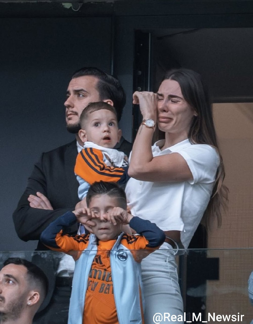 گریه همسر فدریکو والورده وقتی نام مودریچ و آنچلوتی را شنید