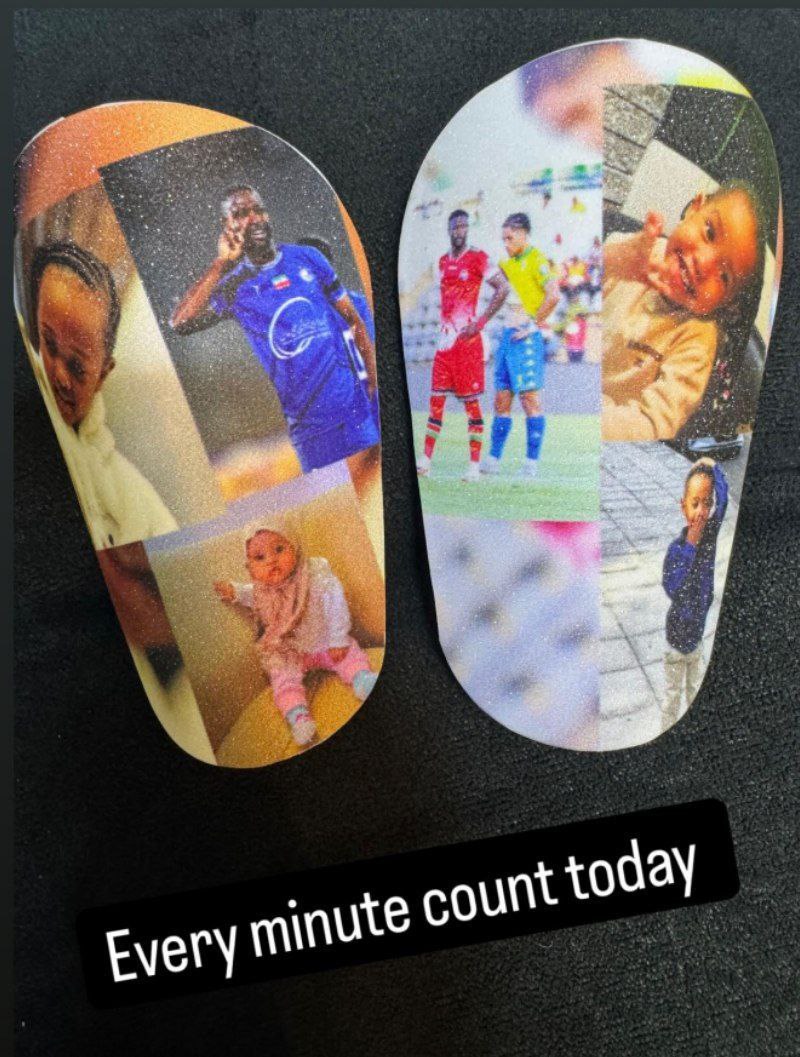 عکس از ساق بند های مسعود جوما