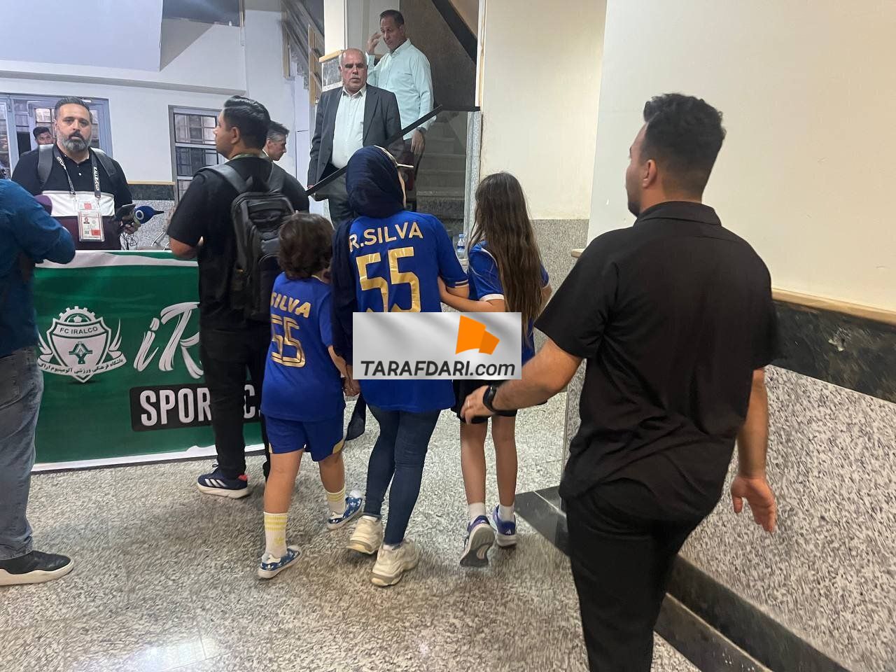 عکس از همسر و فرزندان رافائل سیلوا