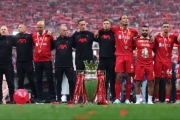 جشن قهرمانی لیورپول در فصل 25-2024 لیگ برتر انگلیس