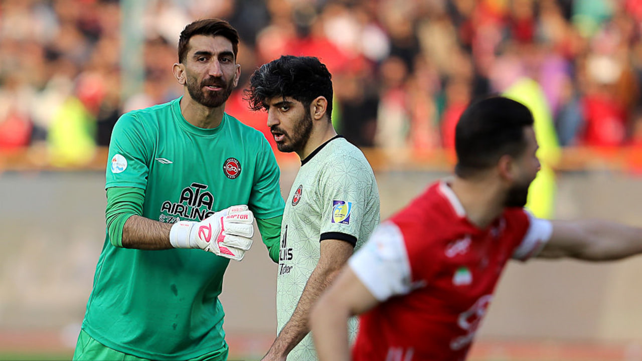 مهدی ترابی بازیکن تراکتور و تیم ملی - علیرضا بیرانوند بازیکن تراکتور و تیم ملی ایران - سروش رفیعی بازیکن پرسپولیس