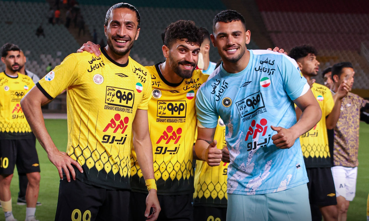 mohammaddaneshgar5-5-2025 محمد دانشگر، سیاوش یزدانی و نیما میرزازاد بازیکنان سپاهان اصفهان