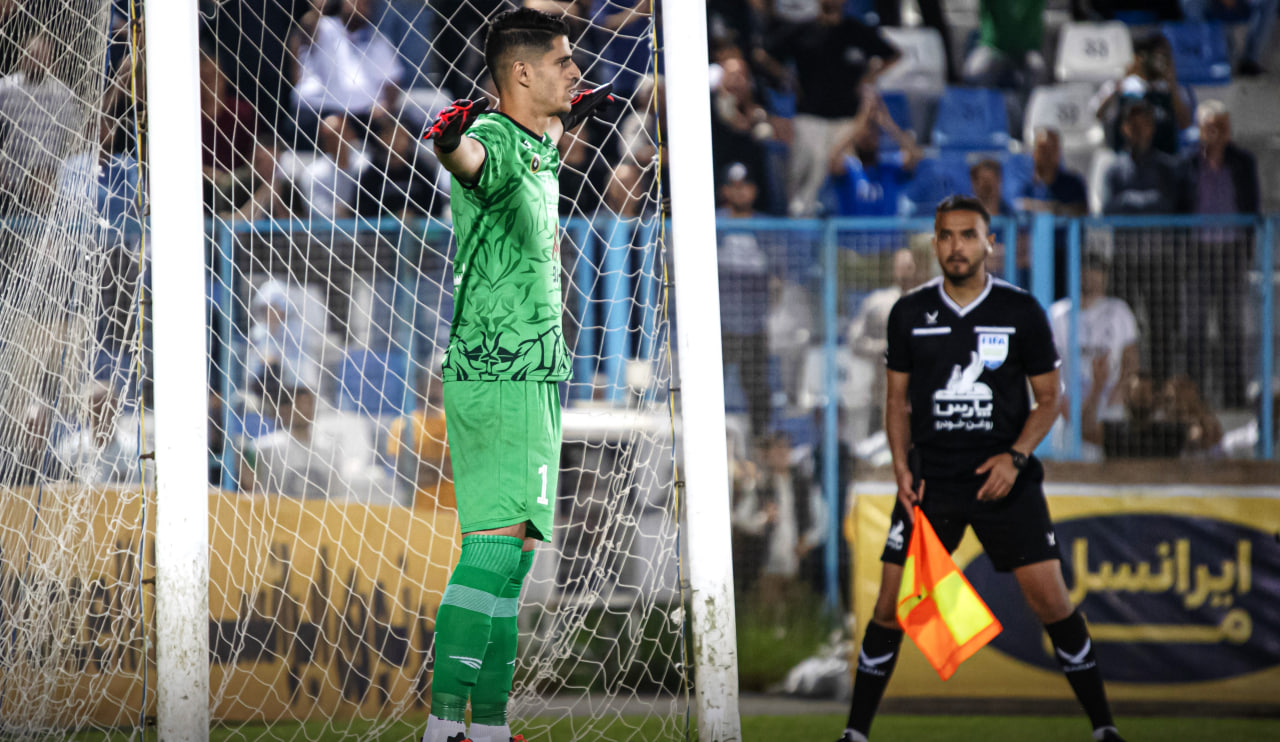 payamniazmand2-5-2025 پیام نیازمند دروازه بان سپاهان برابر ملوان در پنالتی ها