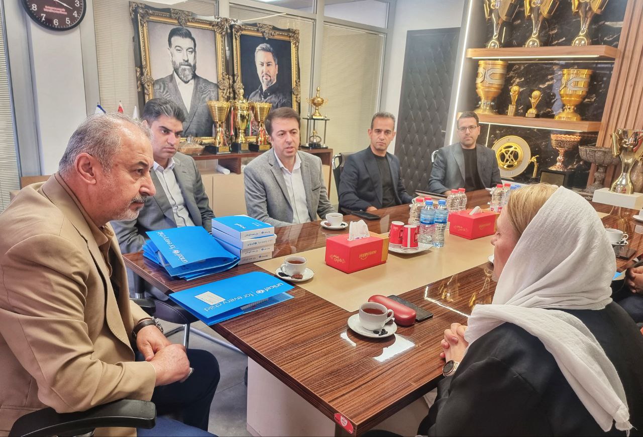 جلسه باشگاه پرسپولیس و نماینده یونیسف