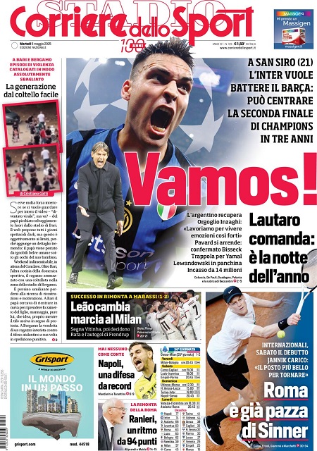 کوریره دلو اسپورت - 6 آوریل 2025