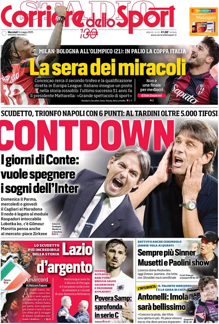 کوریره دلو اسپورت - 14 می 2025