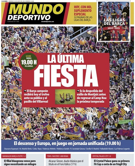 موندو دپورتیوو - 18 مه 2025