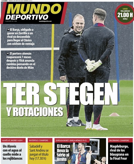 موندو دپورتیوو - 3 مه 2025