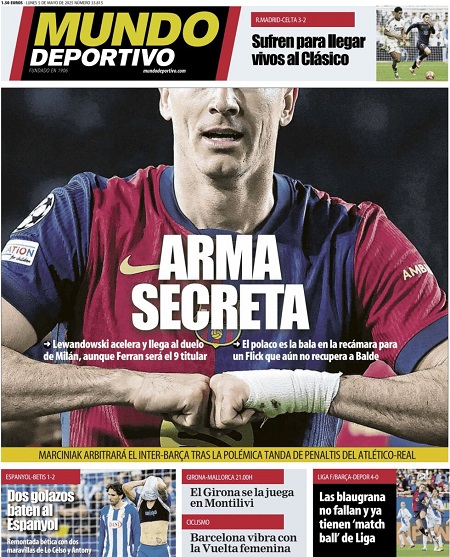 موندو دپورتیوو - 5 مه 2025