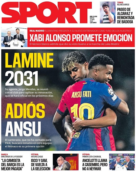 اسپورت - 27 آوریل 2025