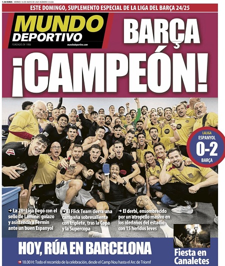 موندو دپورتیوو - 16 آوریل 2025