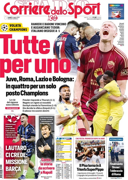 کوریره دلو اسپورت - 5 مه 2025