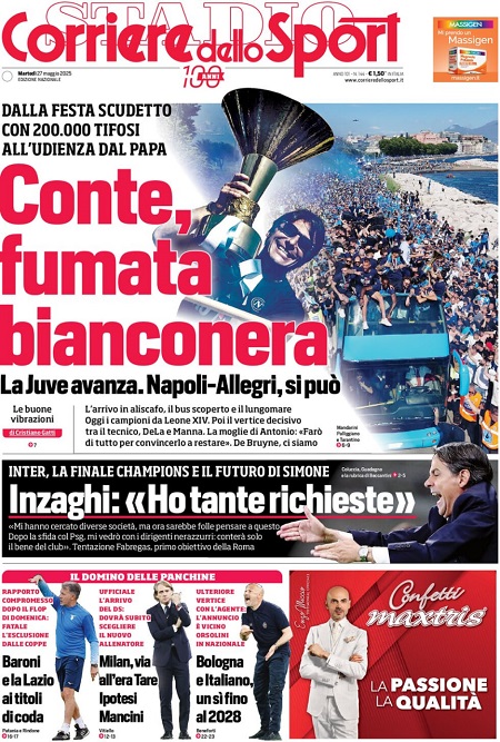 کوریره دلو اسپورت - 27 آوریل 2025