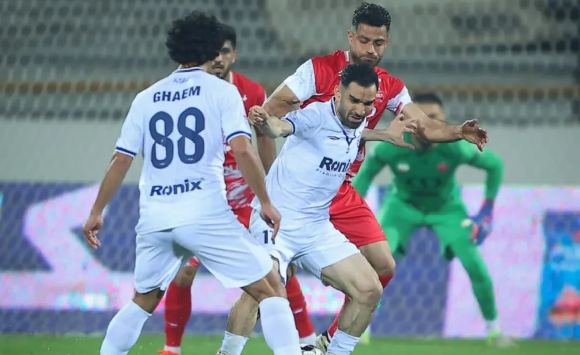 rezajafari-malavan-perspolis-13-5-2025 رضا جعفری بازیکن ملوان در بازی ملوان و پرسپولیس