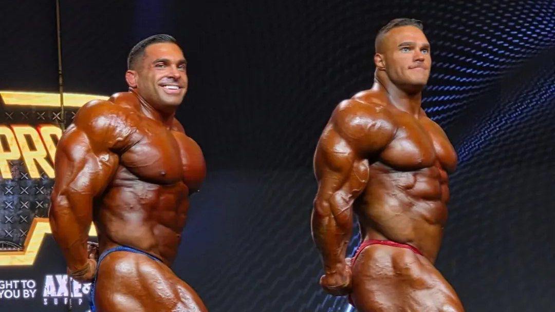 نیک واکر و درک لانسفورد در مسابقات بدنسازی پیتزبورگ پرو ۲۰۲۵