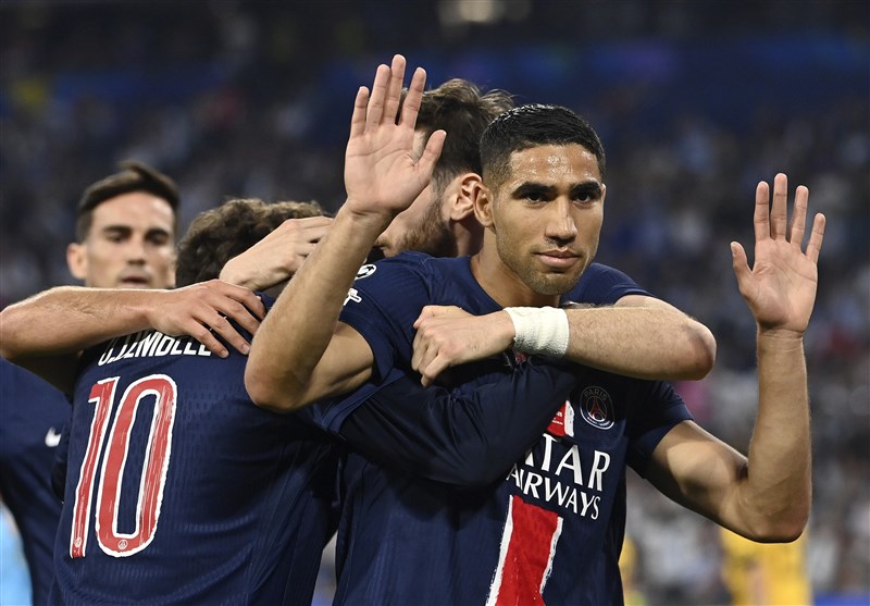 لیگ قهرمانان اروپا , تیم فوتبال اینتر , تیم فوتبال پاری‌سن‌ژرمن , مهدی طارمی ,