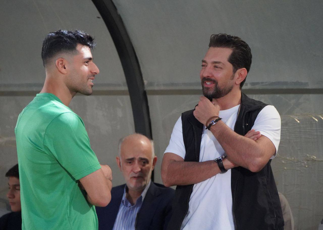 مهدی طارمی و بهرام رادان