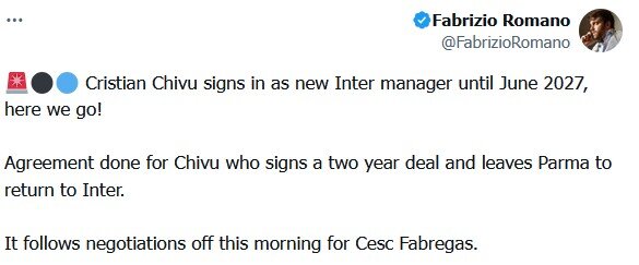 سرمربی جدید طارمی در اینتر مشخص شد