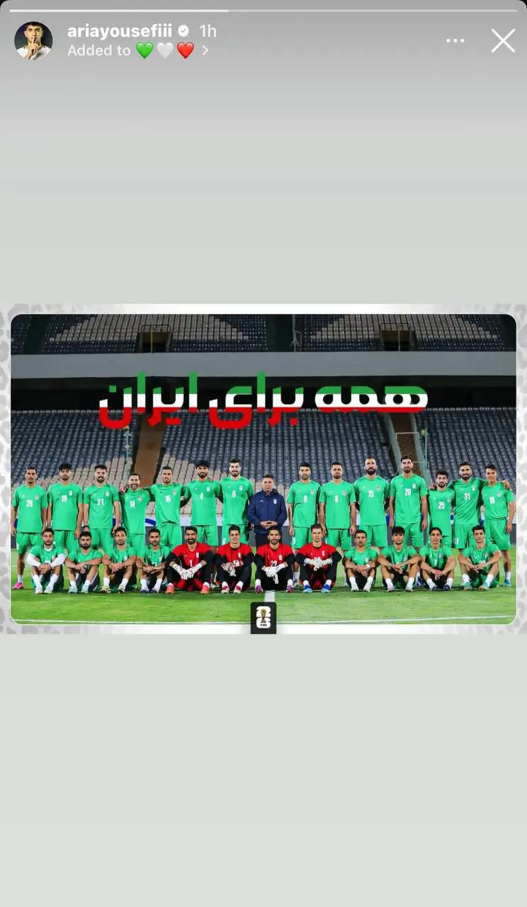 اقدام مشترک بازیکنان تیم ملی در آستانه بازی با کره‌شمالی