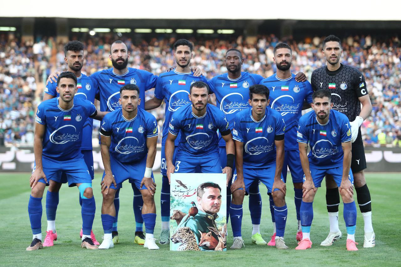 عکس تیمی بازیکنان استقلال تهران - لیگ برتر ایران