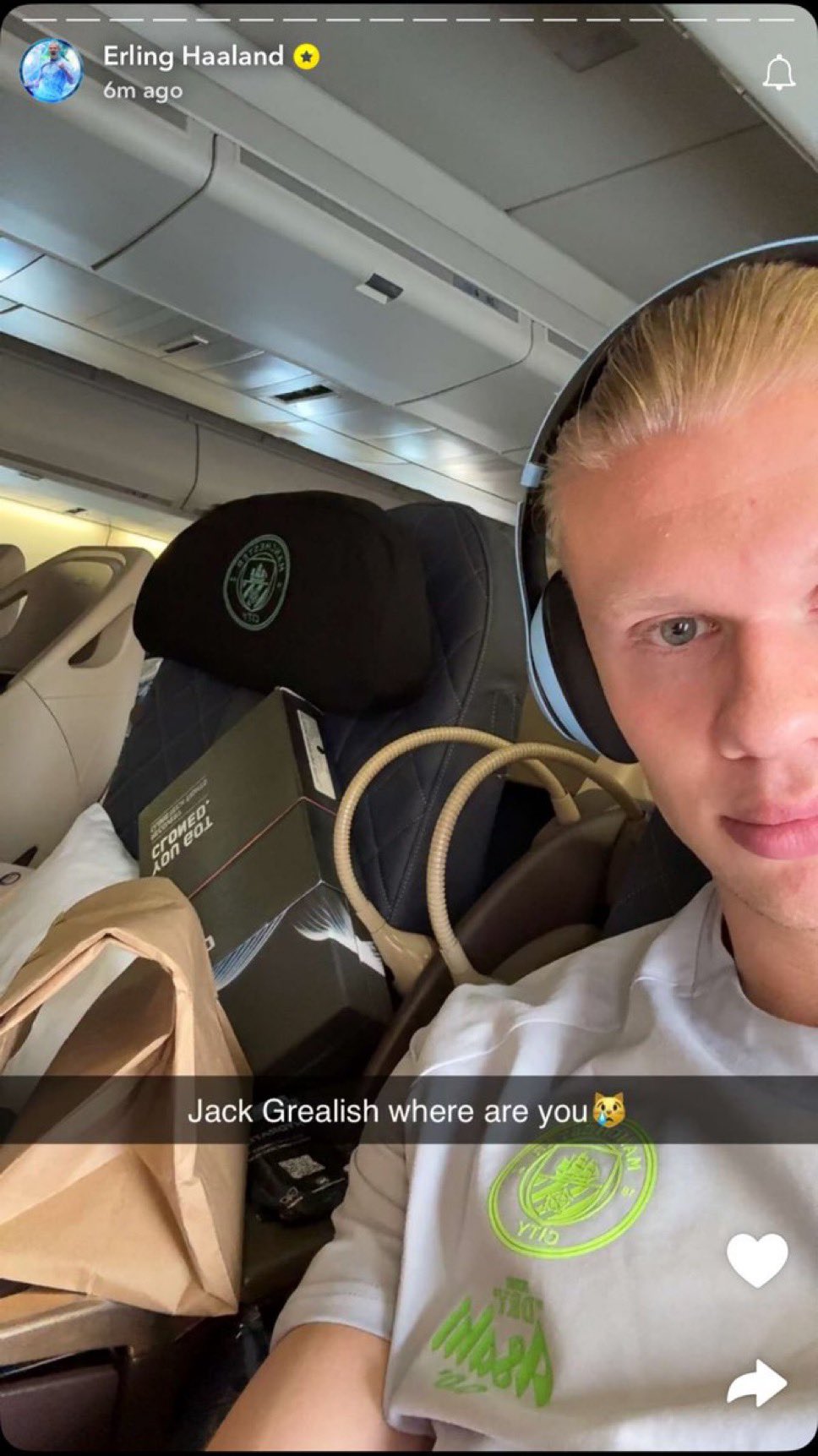 ارلینگ هالند - منچسترسیتی - اسنپ‌چت