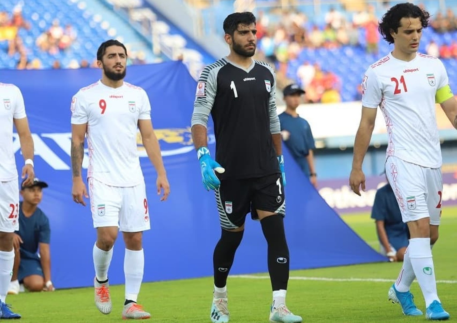 حبیب فرعباسی در تیم ملی امید - امید نورافکن و الهیار صیادمنش در تیم ملی امید ایران