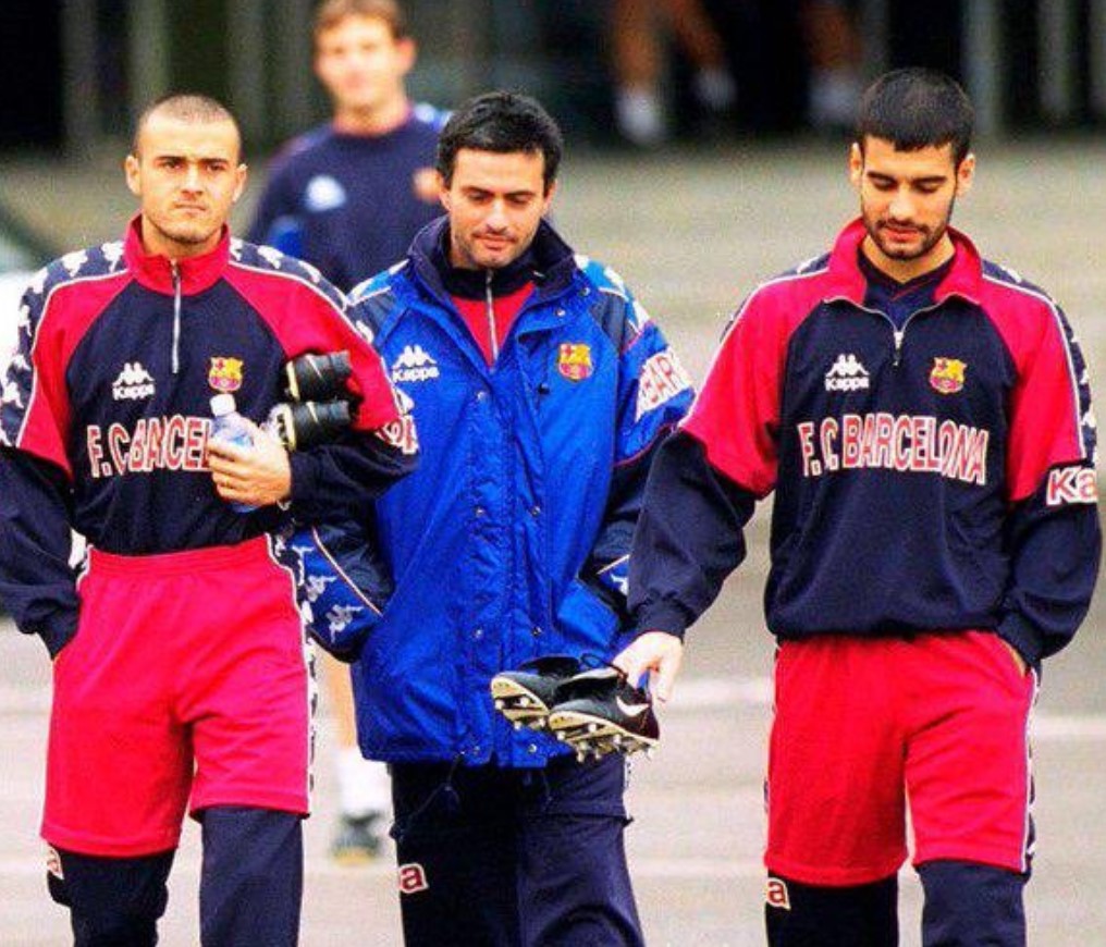 قاب زیرخاکی و تاریخی بارسلونا با حضور مورینیو، گواردیولا و انریکه