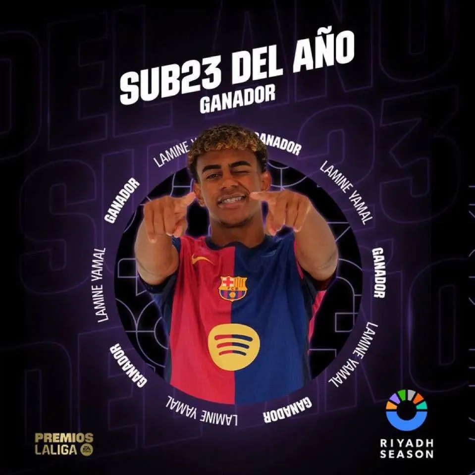 رسمی: یامال، بهترین بازیکن فصل لالیگا (عکس)