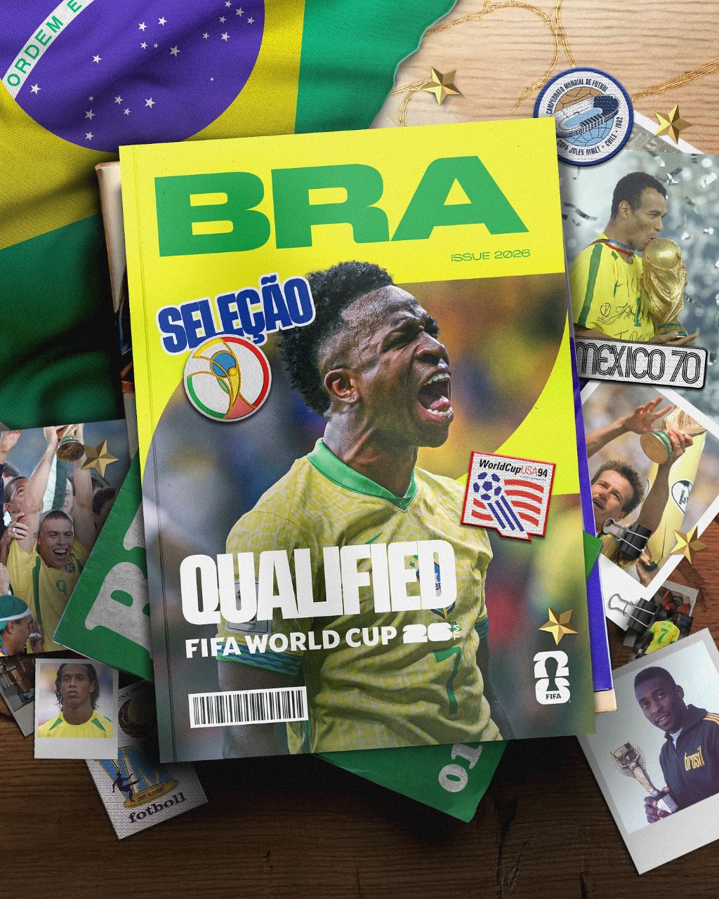 برزیل برای بیست و سومین بار پیاپی در جام جهانی