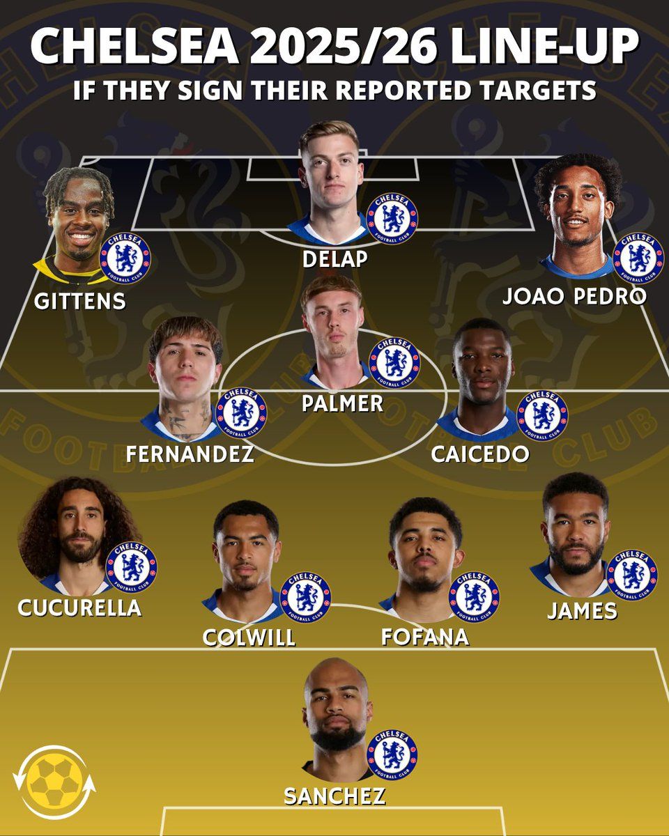 ترکیب احتمالی چلسی برای فصل ۲۶-۲۰۲۵؛ با حضور هدف رویایی رئال مادرید