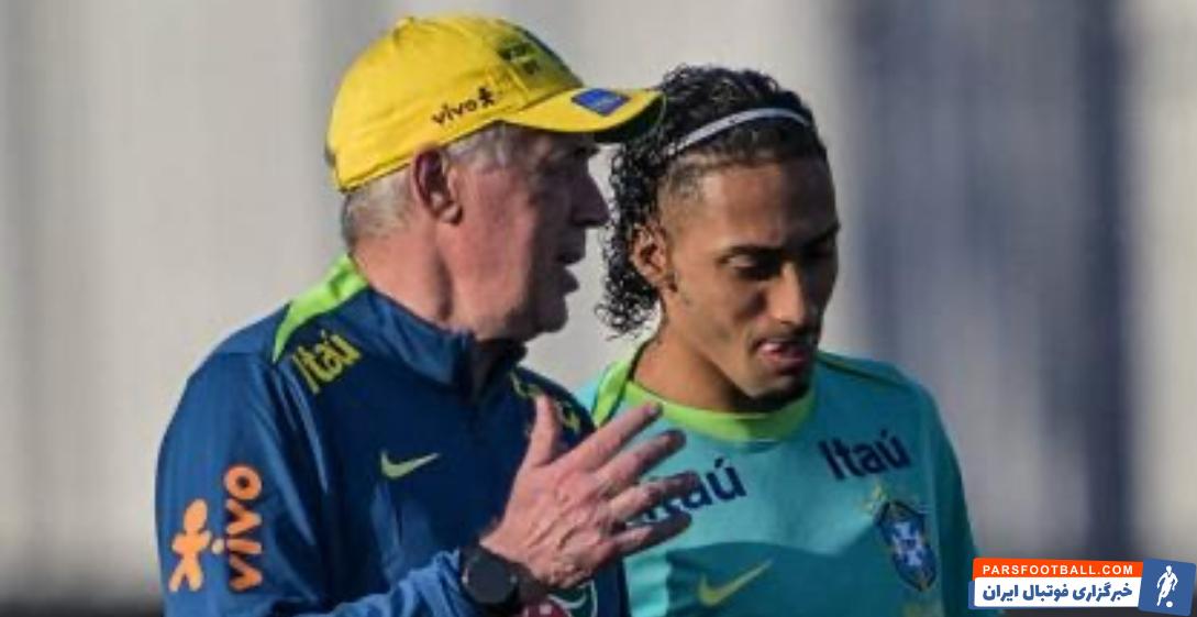 اولین تمرین تیم ملی برزیل تحت هدایت کارلو آنچلوتی 