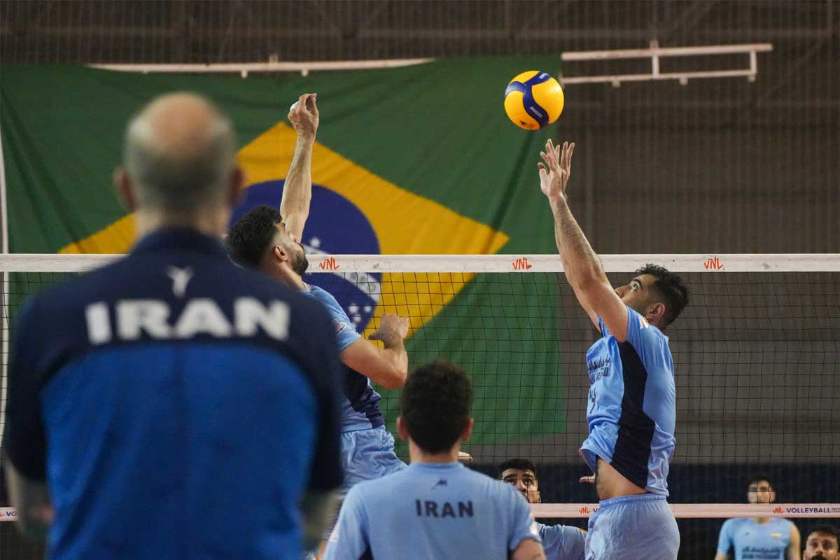 تمرین تیم ملی والیبال ایران - لیگ ملت‌های والیبال ۲۰۲۵