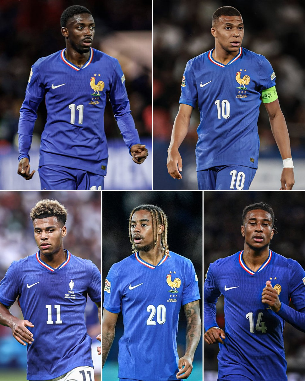 مهاجمان تیم ملی فرانسه