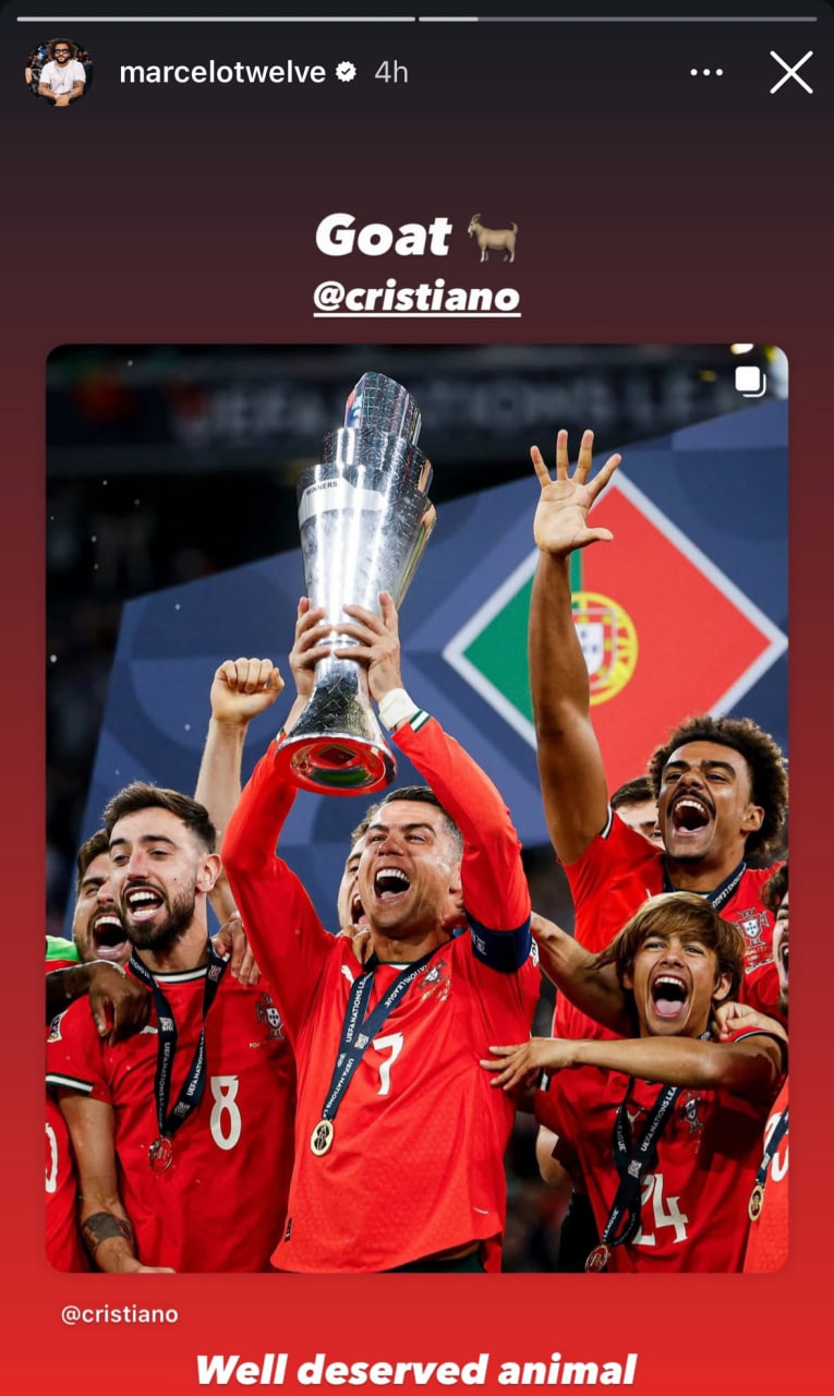 photo_2025-06-09_13-14-17 واکنش مارسلو به قهرمانی کریستیانو رونالدو با تیم ملی پرتغال درلیگ ملتهای اروپا
